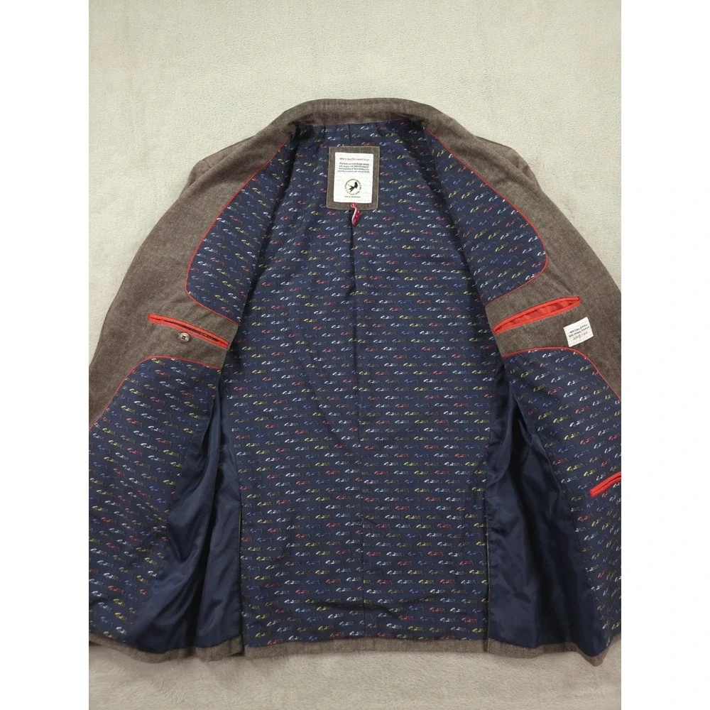 A Fish Named Fred Blazer Mens 38R Velour Sport Coat